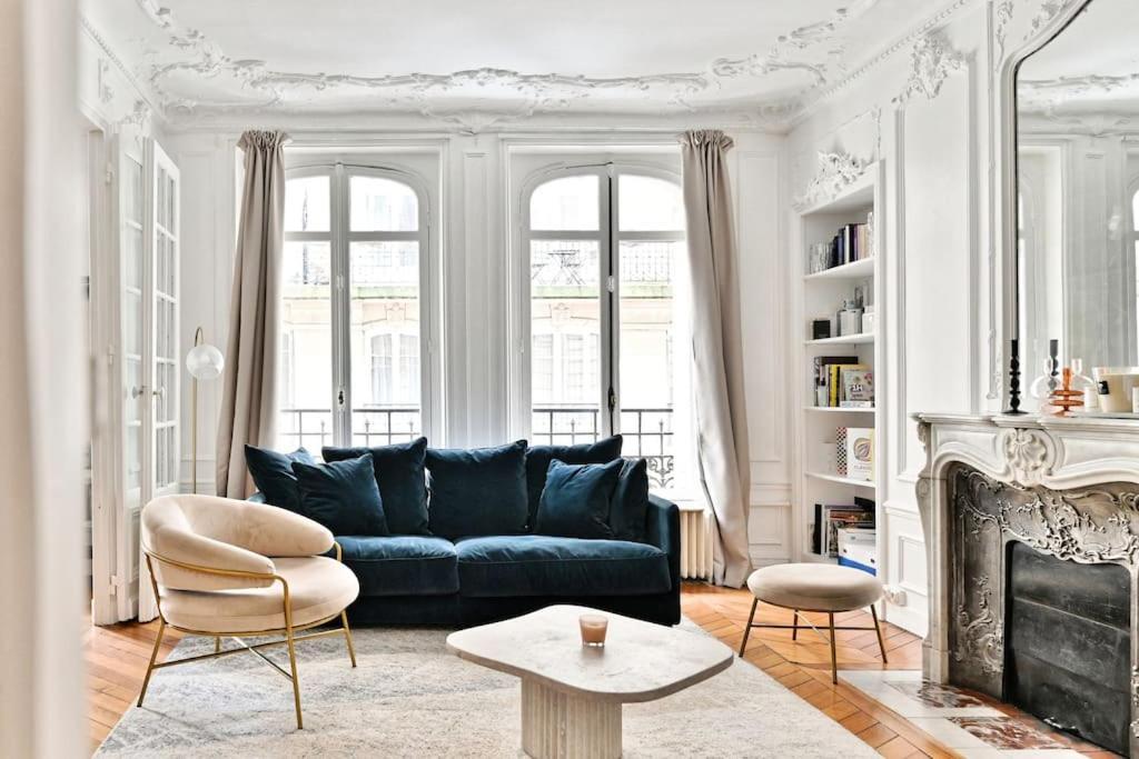 Appartement Haussmannien 17Eme Arrondissement 巴黎 外观 照片