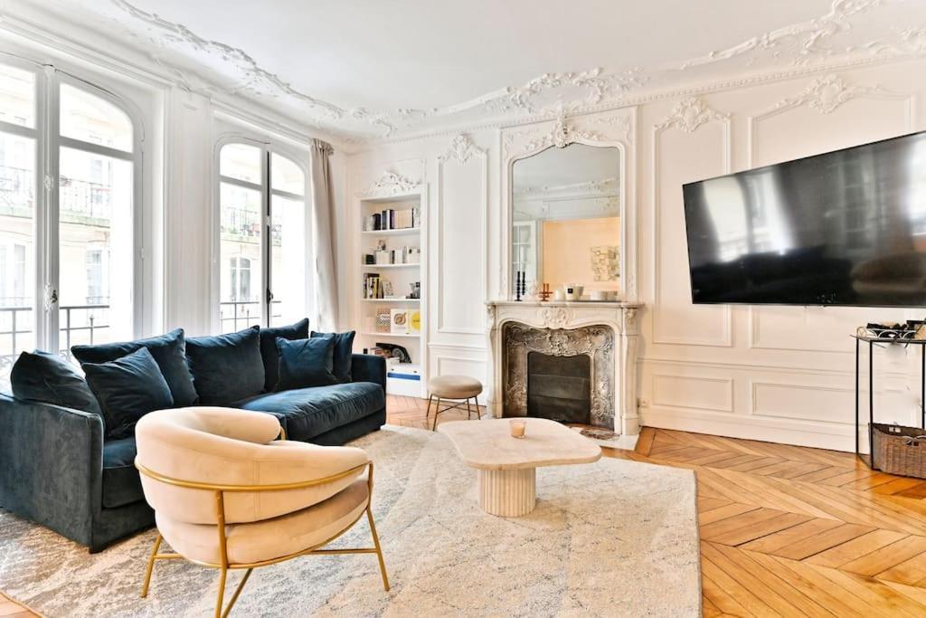 Appartement Haussmannien 17Eme Arrondissement 巴黎 外观 照片