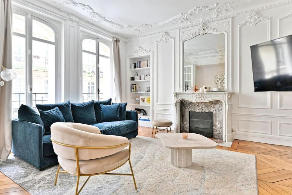 Appartement Haussmannien 17Eme Arrondissement 巴黎 外观 照片